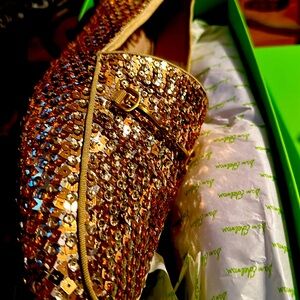 Sam Edelman gold Lorrine bit loafers brand New out the box.